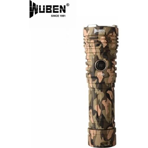 Wuben T70 XHP70.2 LED Type-C Floodlight with USB, High Power Floodlight, Long Range Spotlights, 26650 Battery, Outdoor Camping