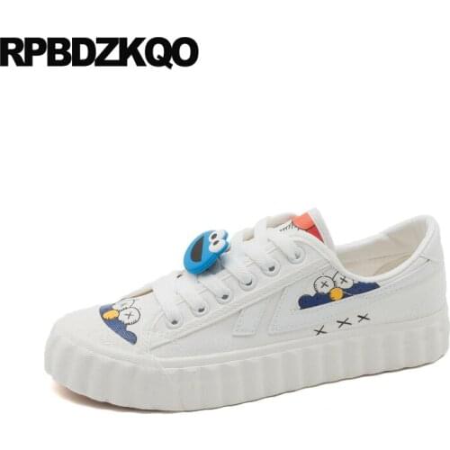 Lace Up Cheap Shoes China Canvas Yellow Women Designer Flats Female Spring Autumn Breathable White Trainers Sneakers Round Toe
