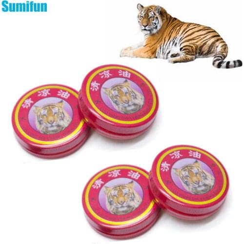 Sumifun 1/3/5pcs Massage Red Muscle Rub Aches Cool Cream Chinese Tiger Balm Essential Oil For Adults Pain Relief Ointment