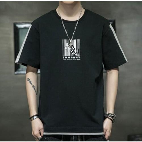 2021 Summer Men T Shirts Casual Cotton Short Sleeve T-Shirts