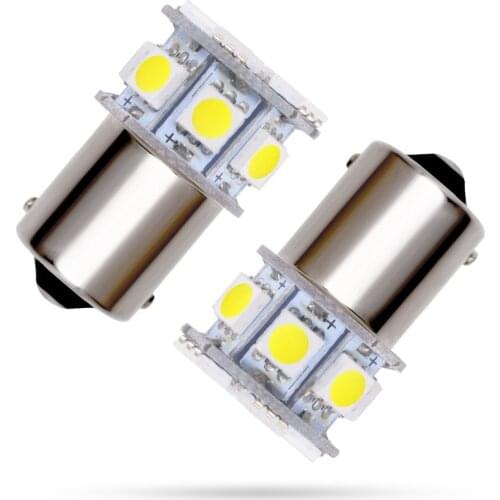 5050 Yellow Turning 13 2pcs Car LED 1156 Reverse P21W BA15S Auto Turn Lights White Vehicle Signal Lamp