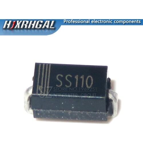 1PCS SS110 SR1100 SMD Schottky Barrier Rectifier SMA Diode 1A 100V