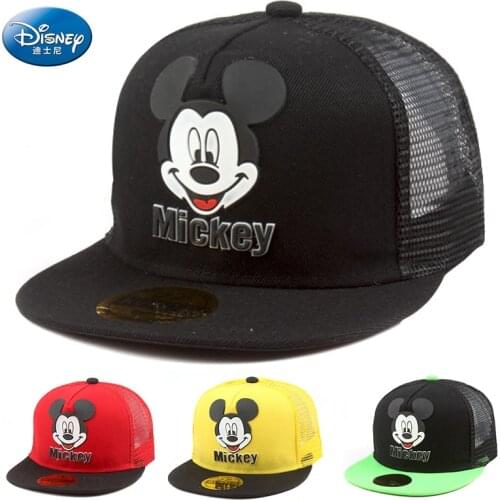 Disney Waflera Mickey Mouse Baby Hat For Children Boy Girl Baseball Cap Fashion Kids Snapback Hip Hop Hat Childrens Hats Caps