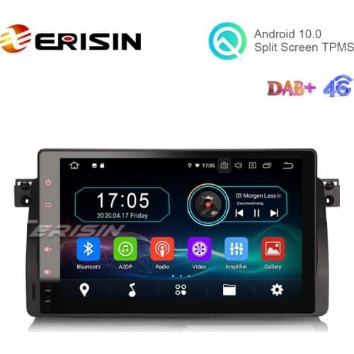 Erisin ES5996B 9" Android 10.0 Car Stereo 2G 16G DAB+ CarPlay+ for BMW E46 M3 Rover 75 Multimedia GPS