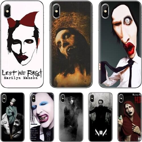 Soft Covers marilyn-manson-C-artwork-digital-art For Xiaomi Redmi 2 S2 3 3S 4 4A 5 5A 5 6 6A 7A 9 9T 9C 9A Pro Pocophone F1