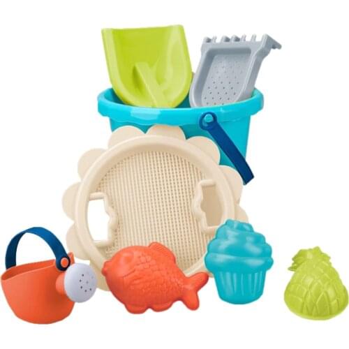 Baby Kids Beach Toy Set Shovel Tool Kit Children Summer Beach Play Sand Bucket Rake Hourglass Sandbox Set Toy Kid Gift