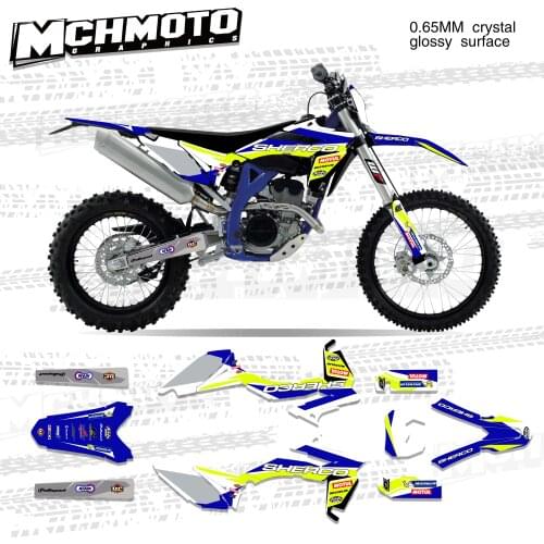 MCHMFG Decal for Sherco SE SEF SER 125 250 300 450 2017 2018 2019 2020 Motorcycle Fairing Sticker Kit