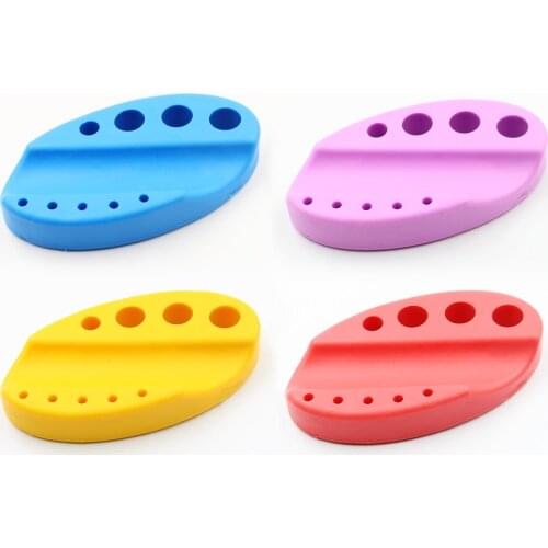 New Oval Silicone Tattoo Pigment Ink Cup Machine Pen Pen Holder Stand Permanent Microblading Makeup Tattoo Supplies