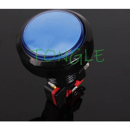 New 5PCS/Lot 45mm Push Arcade Button 12V Power LED Lit Round Micro Switch Illuminated LED Push Buttons for Vending Machine