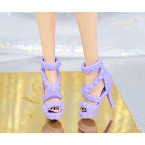 New styles doll yellow purple blue shoes boots for your Barbie 1:6 dolls BBIA101