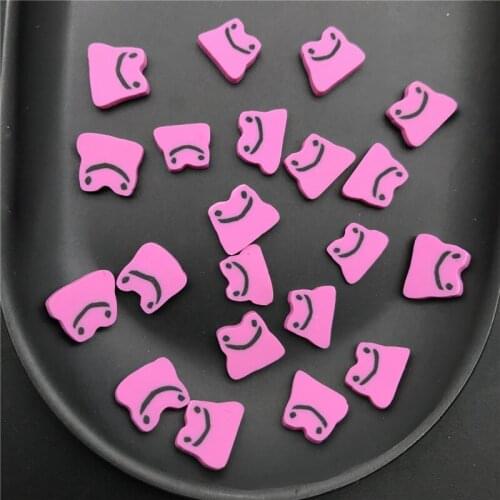 60g Smile Polymer Clay Slices Sprinkles for Kids Diy,Craft/Nail Art/Scrapbook Decoration,Filler Polymer Clay Embellishment