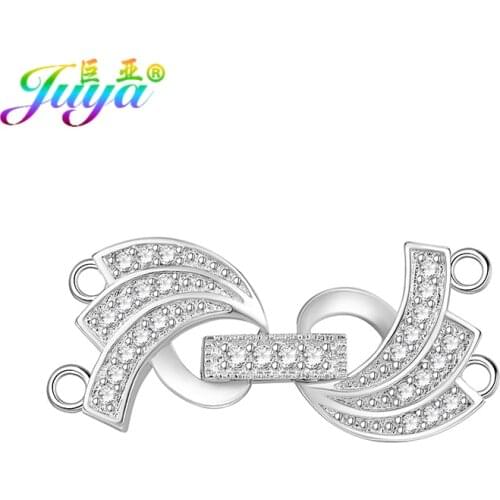 Juya DIY Luxury Pearl Jewelry Material Handmade Connector Fastener Closure Pearls Clasps Accessories For Beaded Jewelry Making