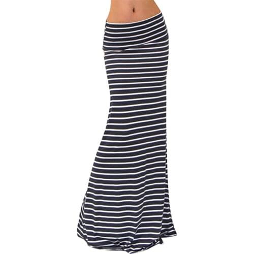 S-3xl Skirt Womens 2020 Spring Summer Floral Pring Long Pencil Skirt For Women Sexy Plus Size High Waist Elegant Maxi Skirts