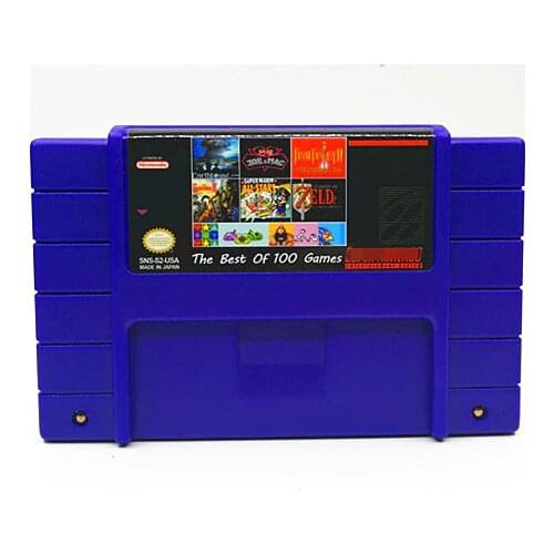 Super 100 in 1 Games with FINAL FANTASY I, II III IV VI Castlevania Dracula X Castlevania IV Final Fight I, II III