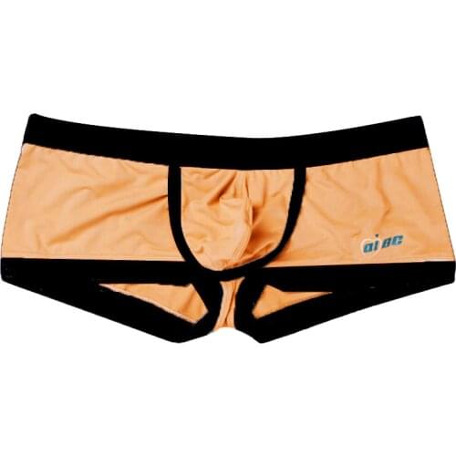 New Fashion Soft Mens Boxer Shorts Sports Trunks Briefs Adults Underwear Nylon Sexy Breathable Brief Men Comfortable