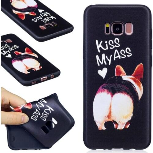 Gorgeous Relief Pattern TPU Cases for Samsung Galaxy S8 Plus G9550 Soft 3D Mobile Phone Protective Cases Embossed with Patterns