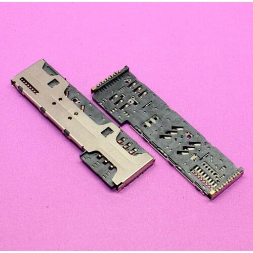 YuXi 3-in-1 NEW For ZTE Q201T slot SIM card phone deck card compartment / three in one / slot deck Card Socket SIM Card Reader