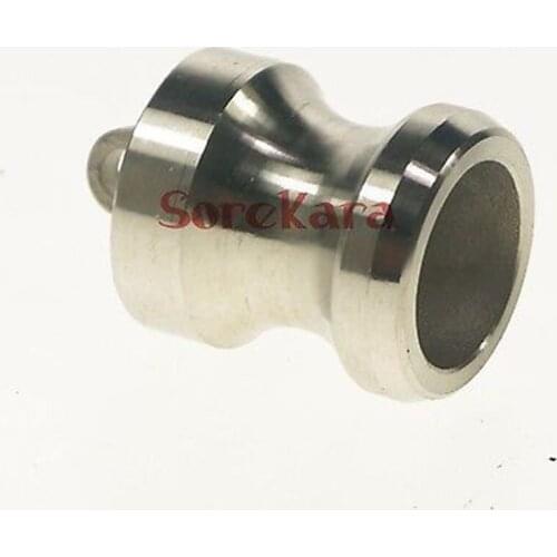 1-1/4" 304 Stainless Steel Type DP Camlock Fitting Cam and Groove Adapter Dust Plug Stop Flow