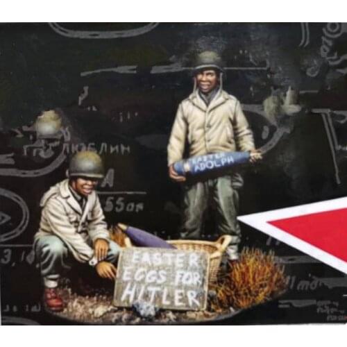 1/35 Resin Figure Model Kit Unassambled Unpainted//1029 (2 figures)