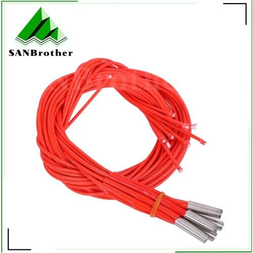 3D Printer 12v/24v40w Reprap 12V/24V 40W Ceramic Cartridge Heater for 3D Printer Prusa Mendel 5pcs