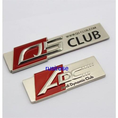 3D three-dimensional personality matte silver rear logo customization,Club car tail logo customization