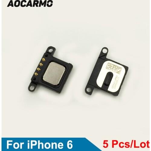 5 Pcs/Lot Aocarmo Earpiece Ear Speaker OEM Ear Piece For Apple iPhone 6 4.7" Replacement Part 6G