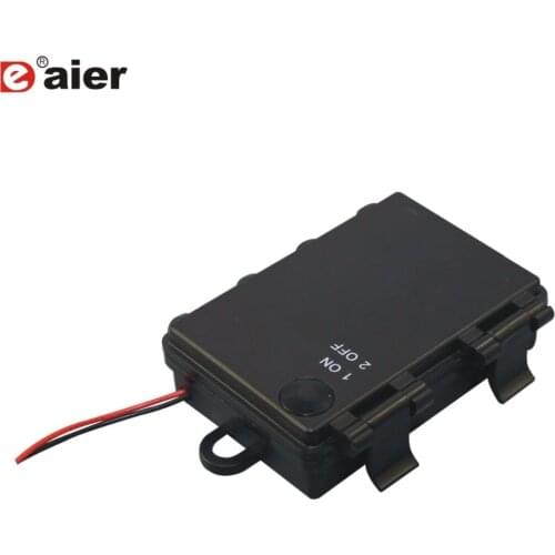 5PCS IP65 ON OFF 4.5V Black 3 AA Waterproof Battery Holder AA Battery Box With Wire Leads Battery Cell