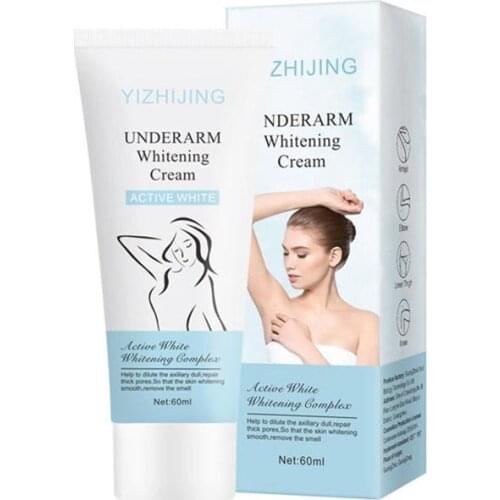 60ml Underarm Whitening Cream Brightening Cream Underarm Lightening Cream for Armpits Knees Elbows Sensitive and Private Areas