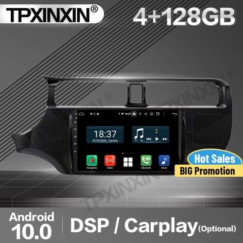128G Carplay Car Radio 2 Din Stereo Receiver Android 10 For Kia K3 RIO 2012 2013 2014 IPS GPS Navigation Player Audio Head Unit