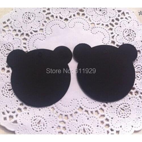 Free shipping 400 pcs a lot 6x6cm blank 350 gsm black paper hang tag/labels/gift packing tag/garment printed paper tag