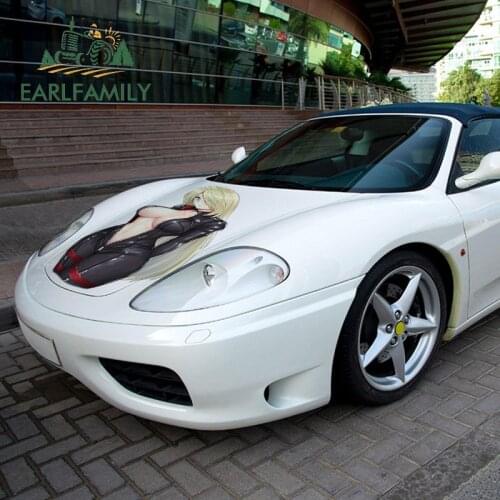 EARLFAMILY 43cm x 27.3cm Car Decals Scratch-Proof for Sexy beauty Closers Irina Petrovona JDM Waterproof Vinyl Car Stickers