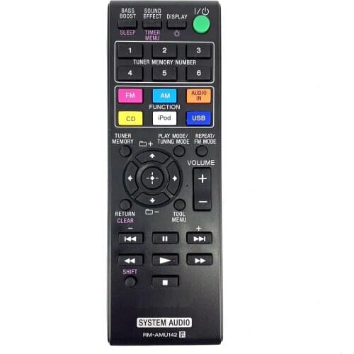Brand New Genuine/Original RM-AMU142 For SONY CD Hi-Fi SYSTEM AUDIO Remote Control