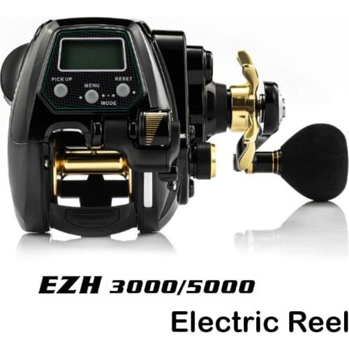 Deep Sea Slow Jig Electric Carp Fishing Reel 5.0:1 Boat Baitcasting Saltwater Lure Trolling Big Fish Coil Boilies Angling Tools