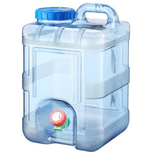 Drinking Water Container Big Capacity Outdoor Portable Drinking Water Tank Dispenser With Faucet For Camping Hiking Picnic BBQ