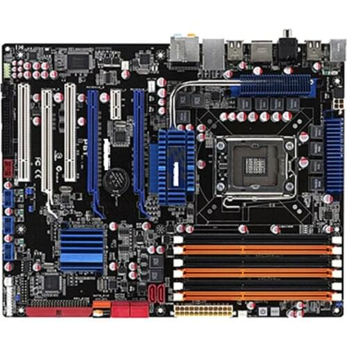 ASUS P6T motherboard DDR3 LGA 1366 USB2.0 SATA II 24GB X58 Desktop Motherboard