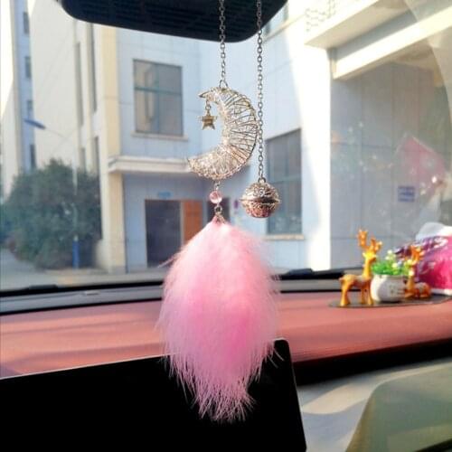 Car Pendant Decoration Mini Dream Catcher Suspension Ornament Auto Interior Feather Dreamcatcher Hanging Trim Home Garden Decor