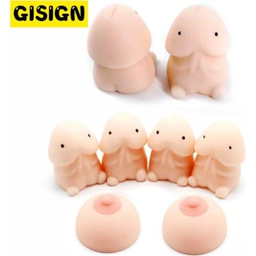 Squishy Penis Dick Shape Adult toys Slow Rising Stress Relief Slow Rebound PU Decompression Relax Pressure Interesting Gifts