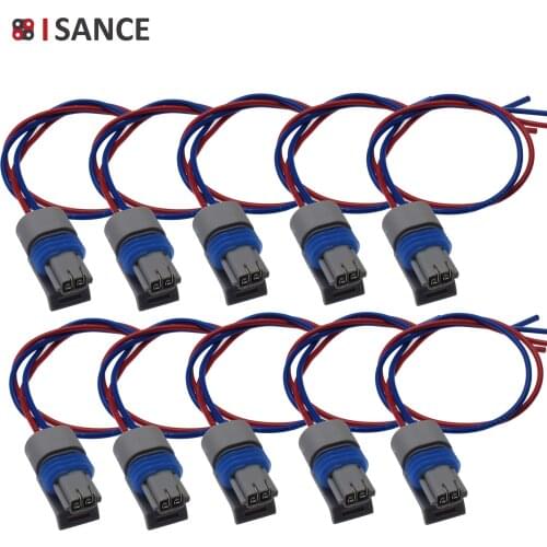 ISANCE Intake Air Temperature Sensor Plug Connector Wiring 12160244 For Buick Cadillac Chevrolet GMC Saturn Isuzu Saab Pontiac