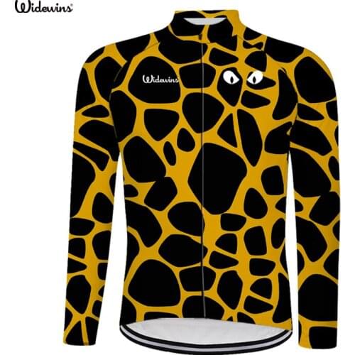 Widewins Cycling Jersey Ropa Ciclismo Long Sleeve MTB Bike BicycleClothing Shirts Women Spring Autumn Sportswear cat 6548