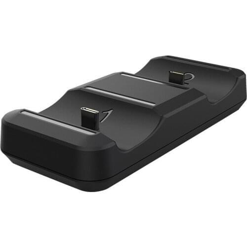 Gamepad Charging Safe Dock Dual Handle Charger for Two PS5 Controllers Gamepad Controllers Charging Safe Dock