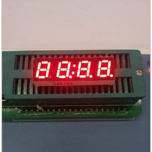 0.28inch 4digits red clock 7 segment led display 2481AS/2481BS