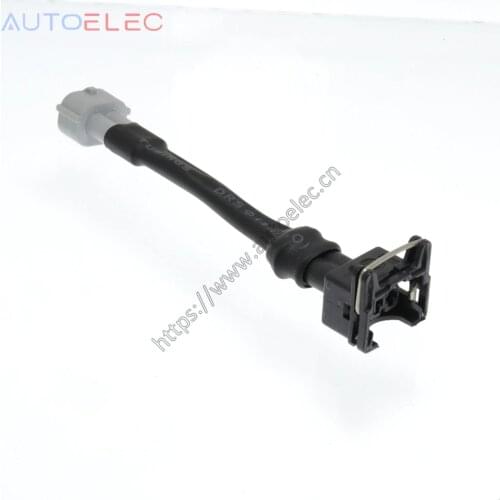 1Pcs EV1 Female Wire Harness To Denso Male Automotive Injector Adapters Wired Adapter Converter