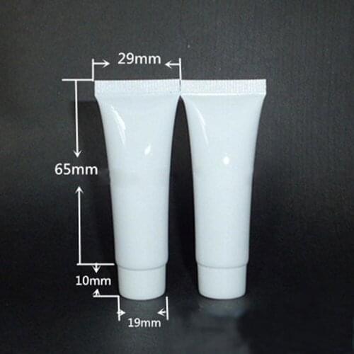 100pcs/lot 10ml /10g PP cosmetic container soft tube