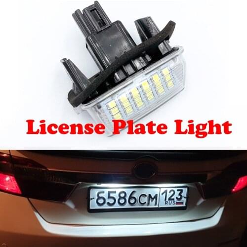 20pcs/10set Car LED number License Plate Lights For Toyota Camry 50 LED Number fit For Peugeot Citroen 206 306 307 406 407 C3