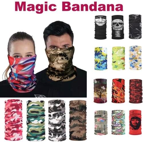 Bandana Men Woman Headband Scarf Head Neck Face Outdoor Cycling Sports Bandana Tactic Balaclava For Summer Fishing Dustproof