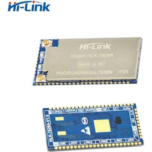 Free Shipping 50pcs HLK-7628N Openwrt Router Module with 128M RAM and 32M SPI Flash for 4G LTE