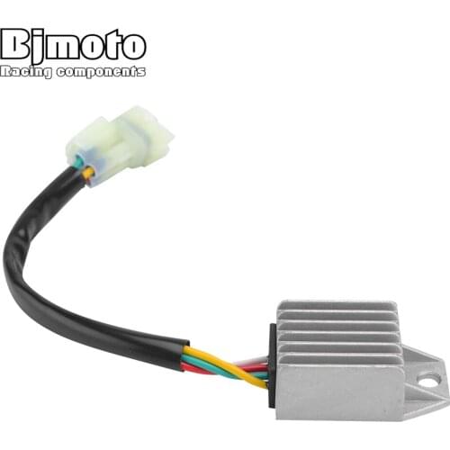 Bjmoto Motorcycle 31600-LBD4-900 bike Voltage regulator rectifier For Kymco Mongoos e 90 2X4 70 2X4 50 2X4 Rear Drum 2006-2007