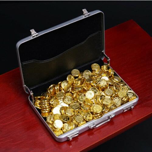 1/6 Scale Plastic Gold Coins Suitcase 5 Colors Model Can Open Scene Accessories For 12'' Action Figure Naruto anime Hot Toys