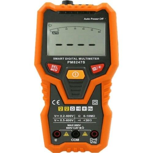 Free Shipping Digital Mini Multimeter Professional AC DC Voltage Capacitance Current Resistance Meter Electric Measuring Tool