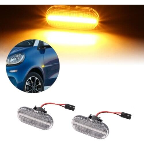 Dynamic LED Side Marker Indicators Light /w E8 For Renault Smart Opel Movano Laguna